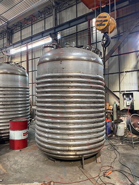 pipe coil reactor external pipe coil reactor