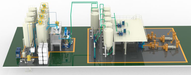 silicone adhesive production line