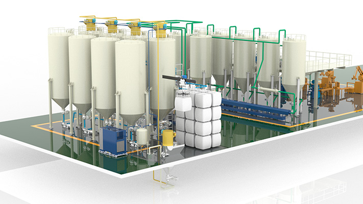 PU construction sealant production line
