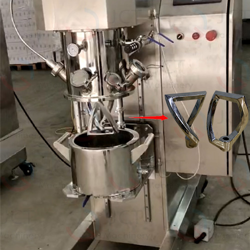twisted blade double planetary mixer