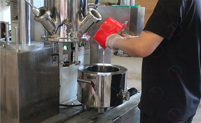 curtain wall sealant production trial