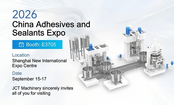 JCT Machinery in Adhesives and Sealant Expo China 2026 (Booth: E3705)
